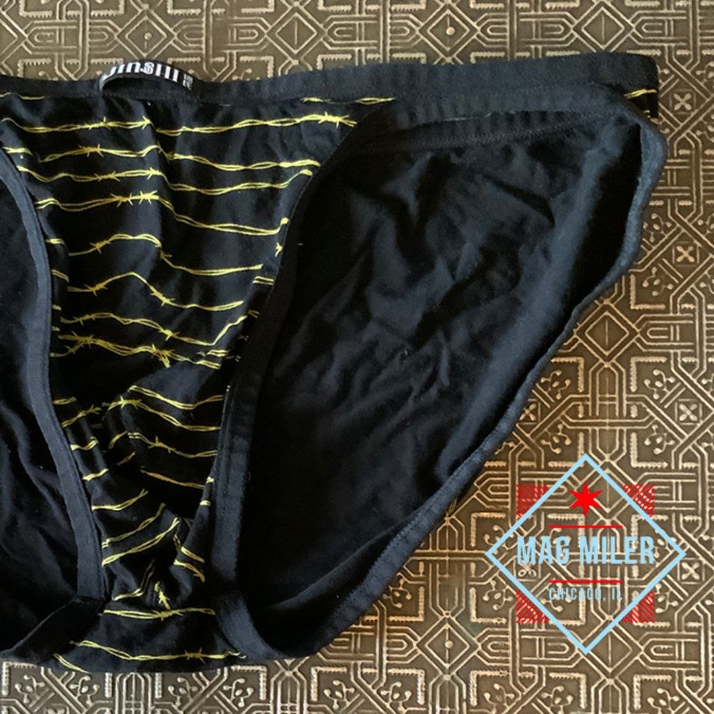 JINSHI SOFT BARBED WIRE PRINT TANGA, MED
